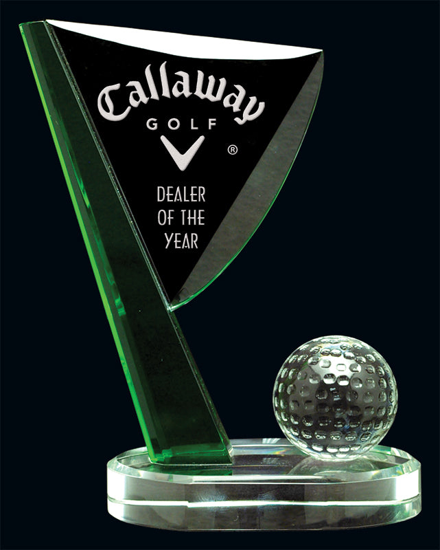 Crystal Green Golf Flag Award