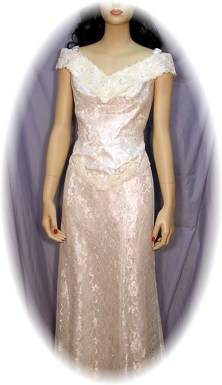 Sweetheart Neck 2 Piece Set, Ivory, Size 10