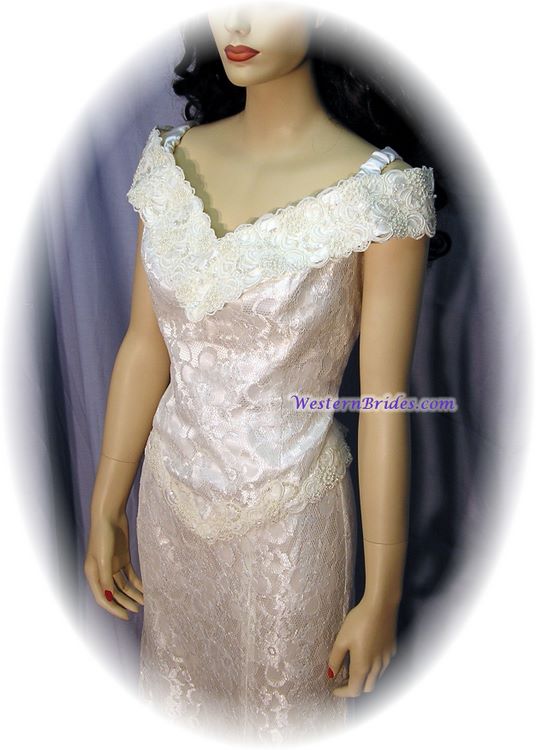 Sweetheart Neck 2 Piece Set, Ivory, Size 10
