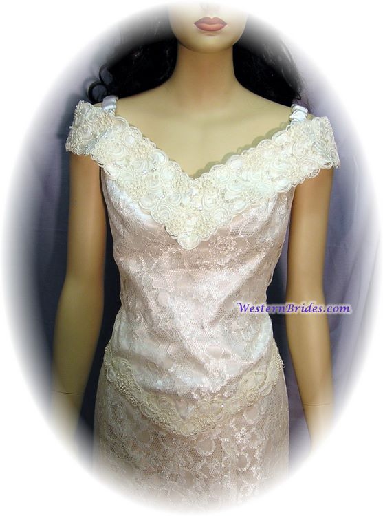 Sweetheart Neck 2 Piece Set, Ivory, Size 10