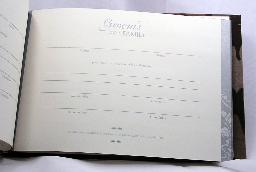 Discerning Camo Guestbook