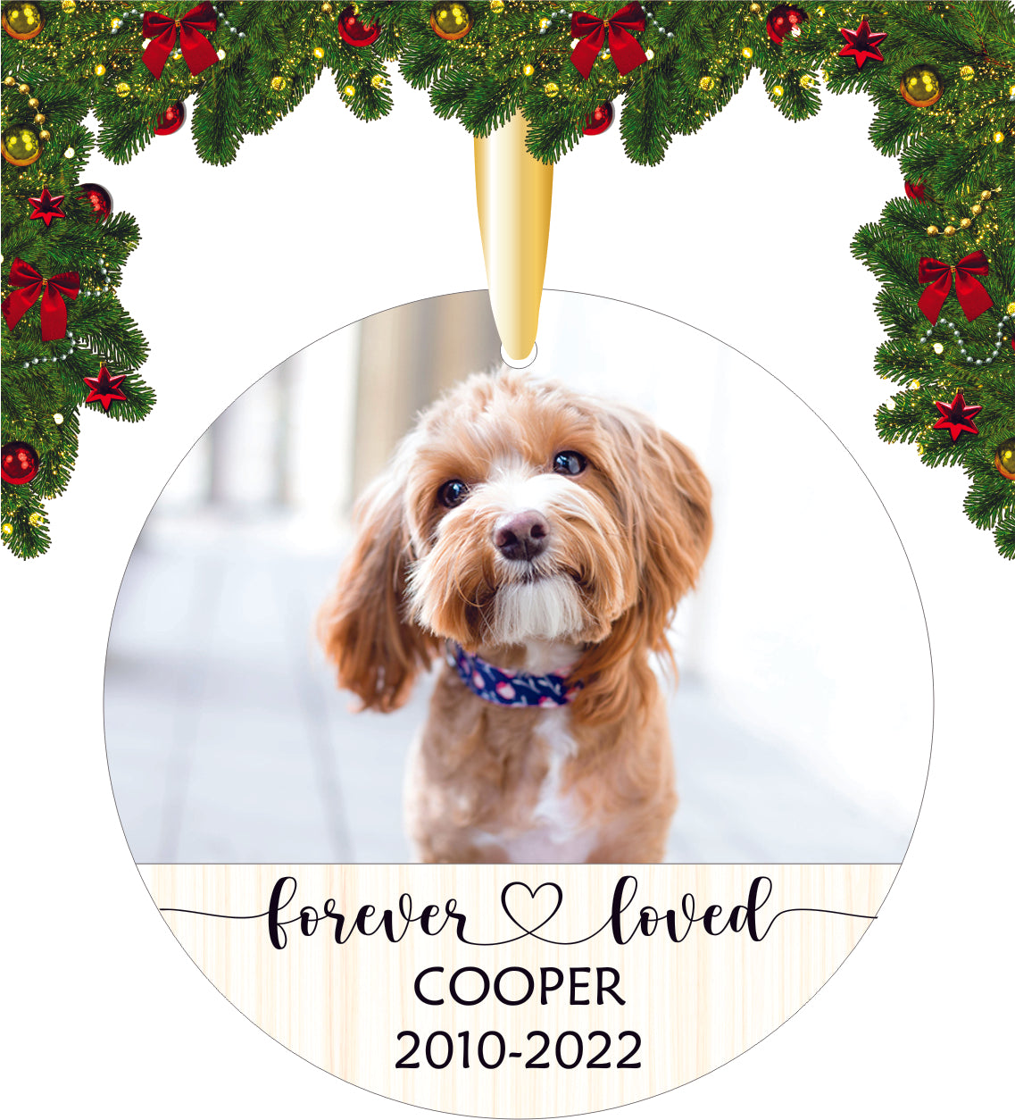 Dog Memorial ornament
