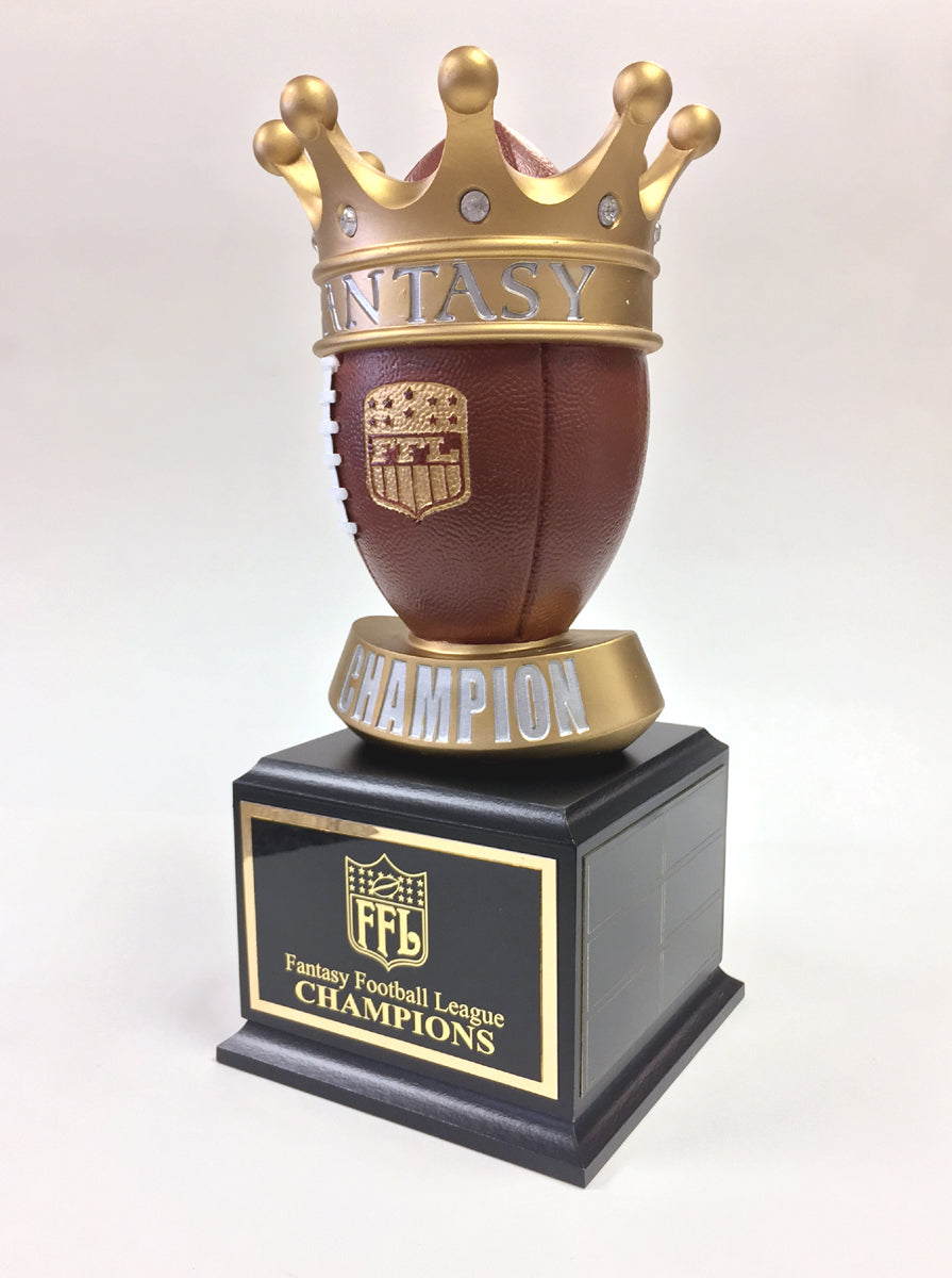 Gold Crown Fantasy Football Trophy