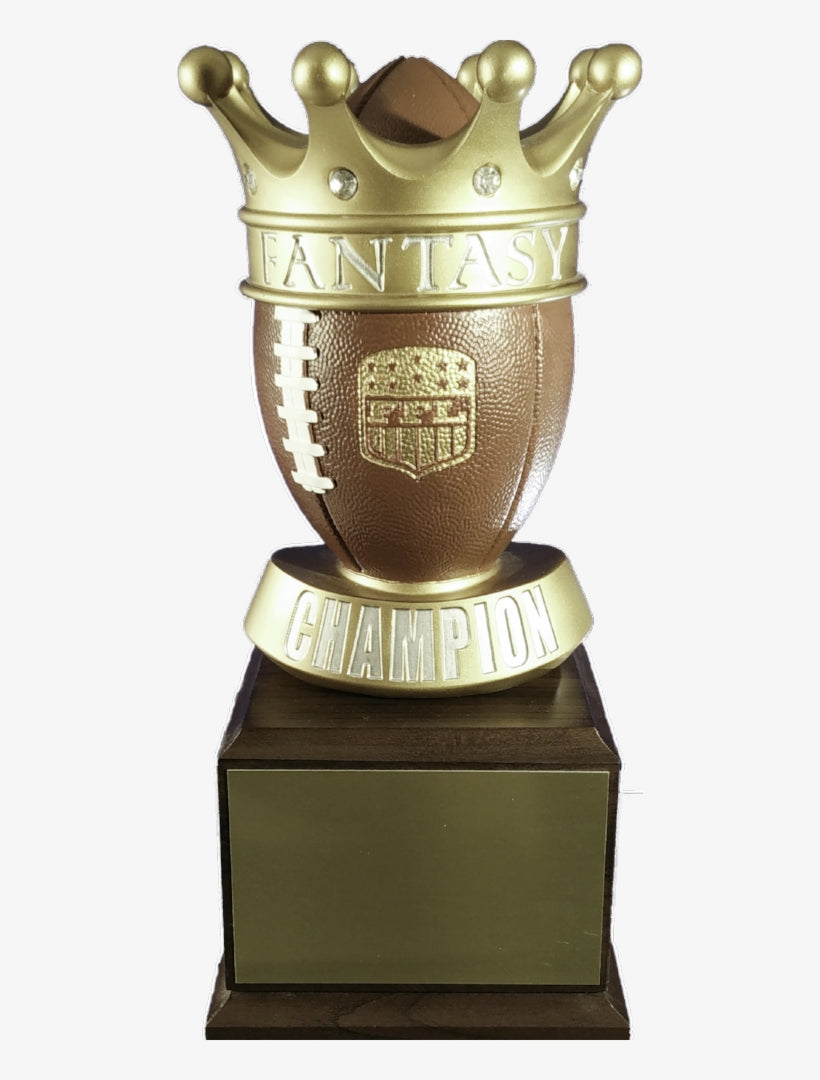 Gold Crown Fantasy Football Trophy
