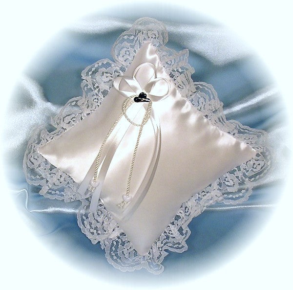 Hats Off Square Ring Pillow