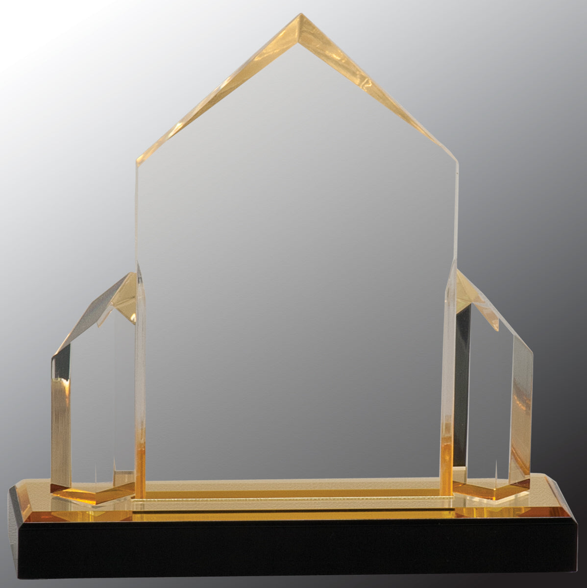 Gold Jewel Post Impress Acrylic Award, 7''