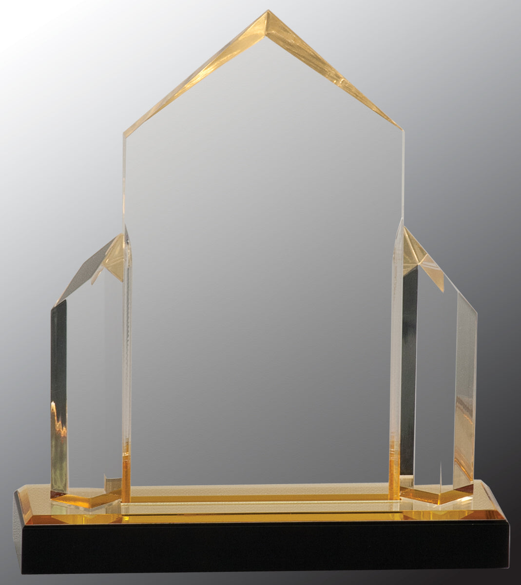 Gold Jewel Post Impress Acrylic Award, 8"