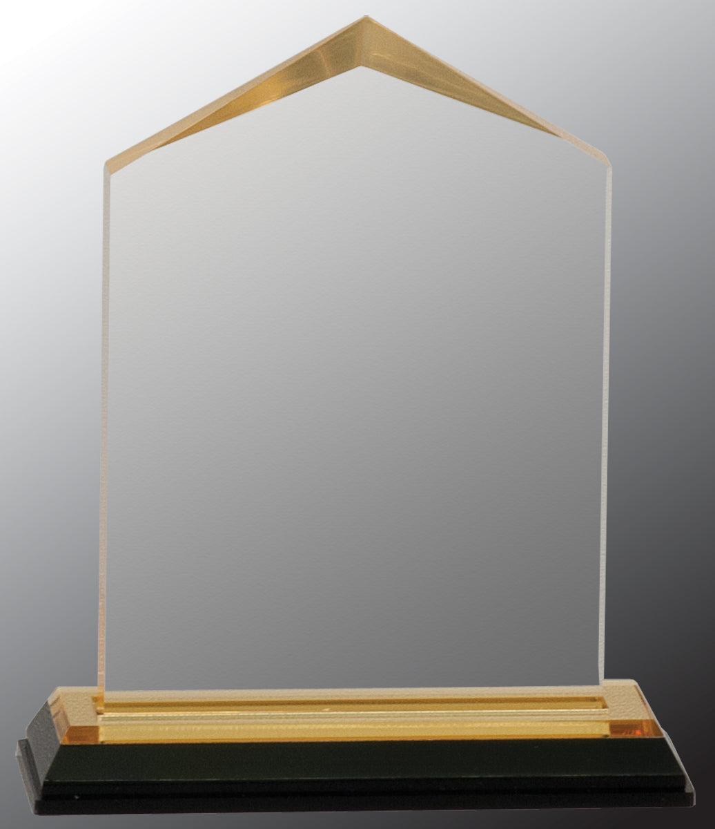 Gold Jewel Impress Acrylic Award, 5 1/2"
