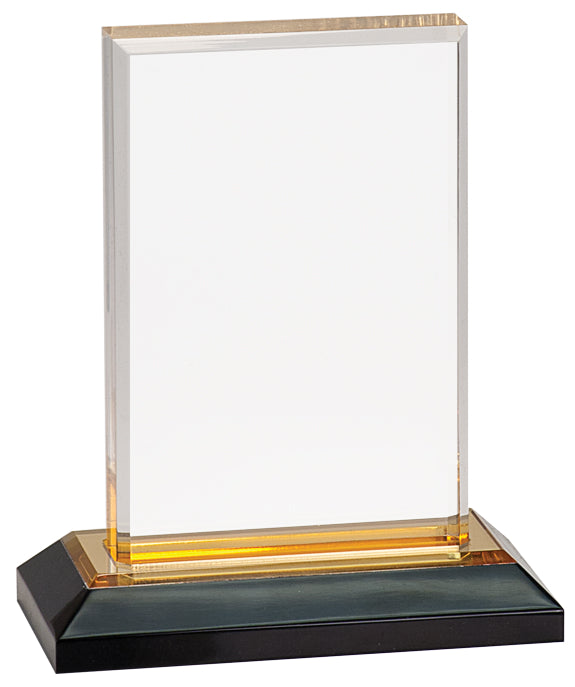 Gold Beveled Impress Acrylic Award, 8"