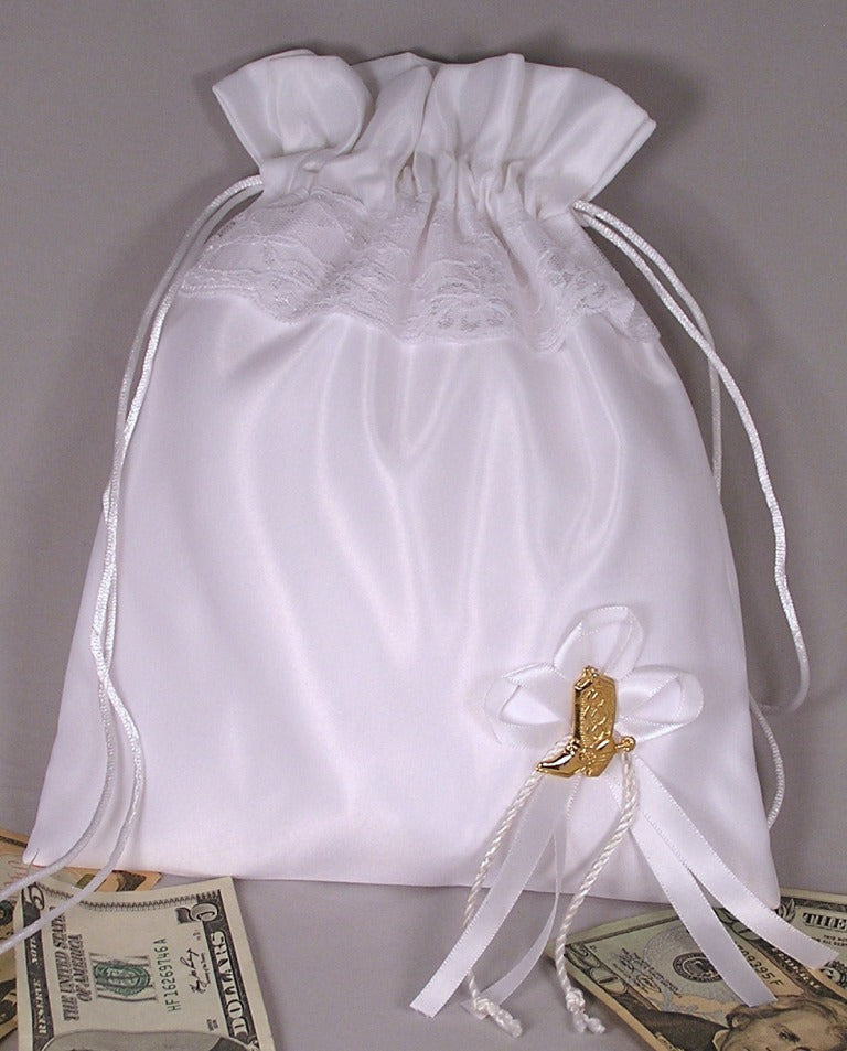 Ivory Bride's Purse with Boot
