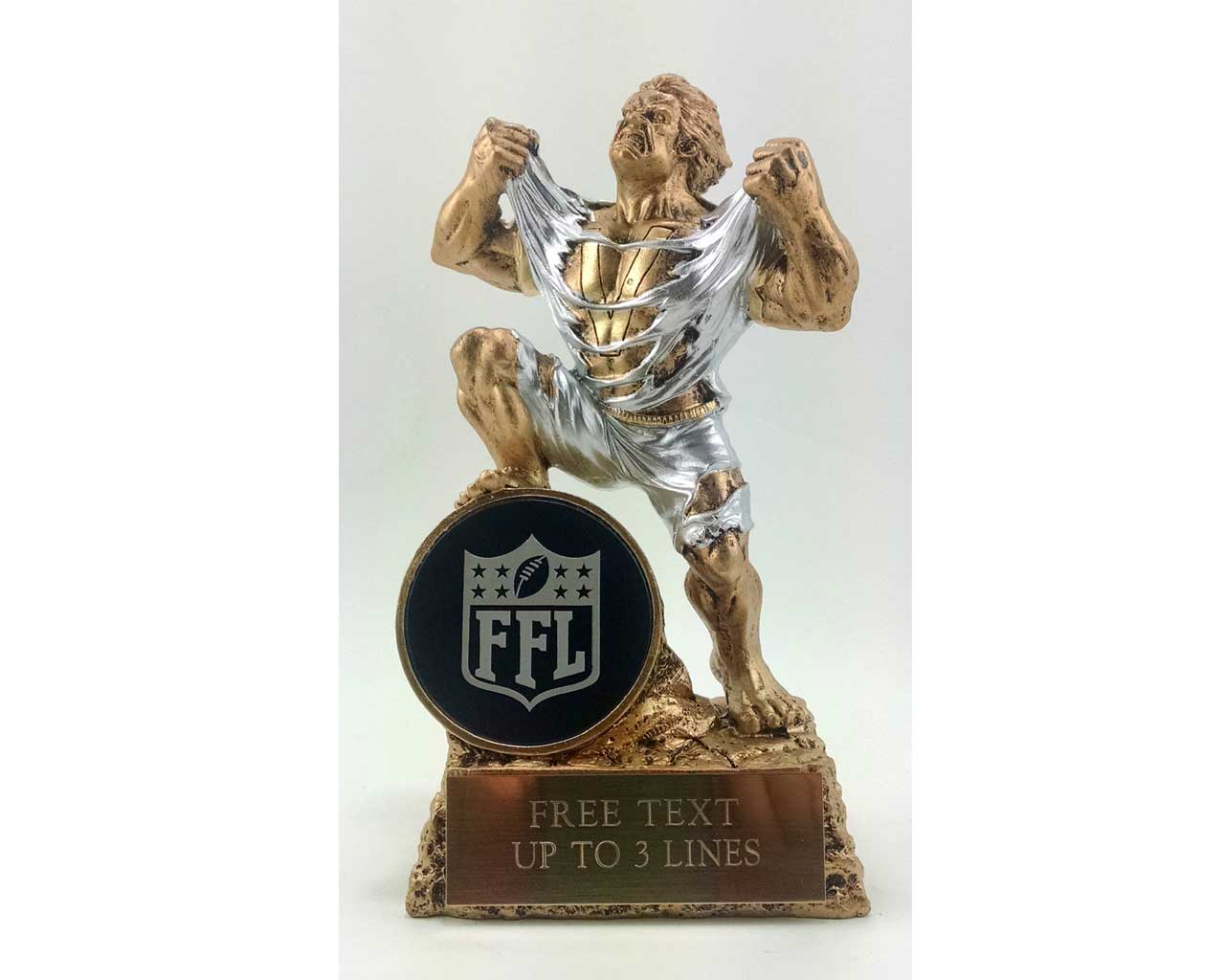 Monster Fantasy Football Trophy with 2" Insert