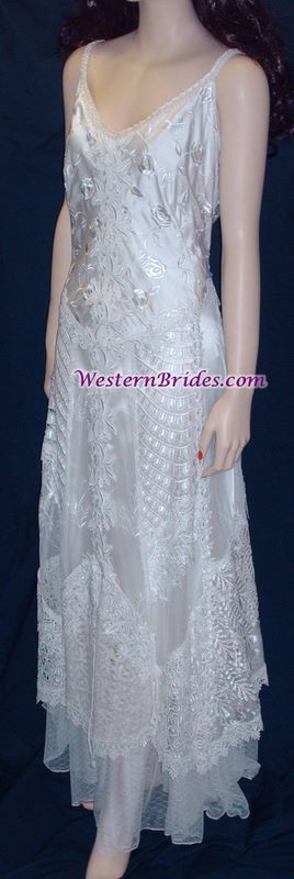 Martin McCrea "Diana" Western Wedding Gown in White