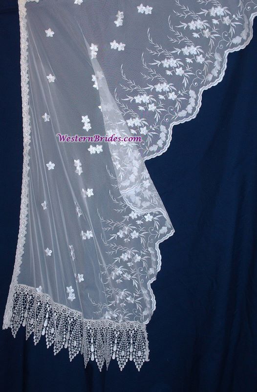 Martin McCrea "Diana" Western Wedding Gown in White