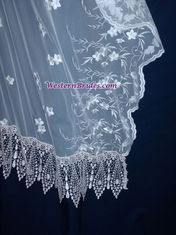 Martin McCrea "Diana" Western Wedding Gown in Ivory