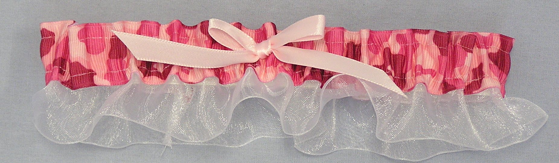 Pink Camouflage Garter