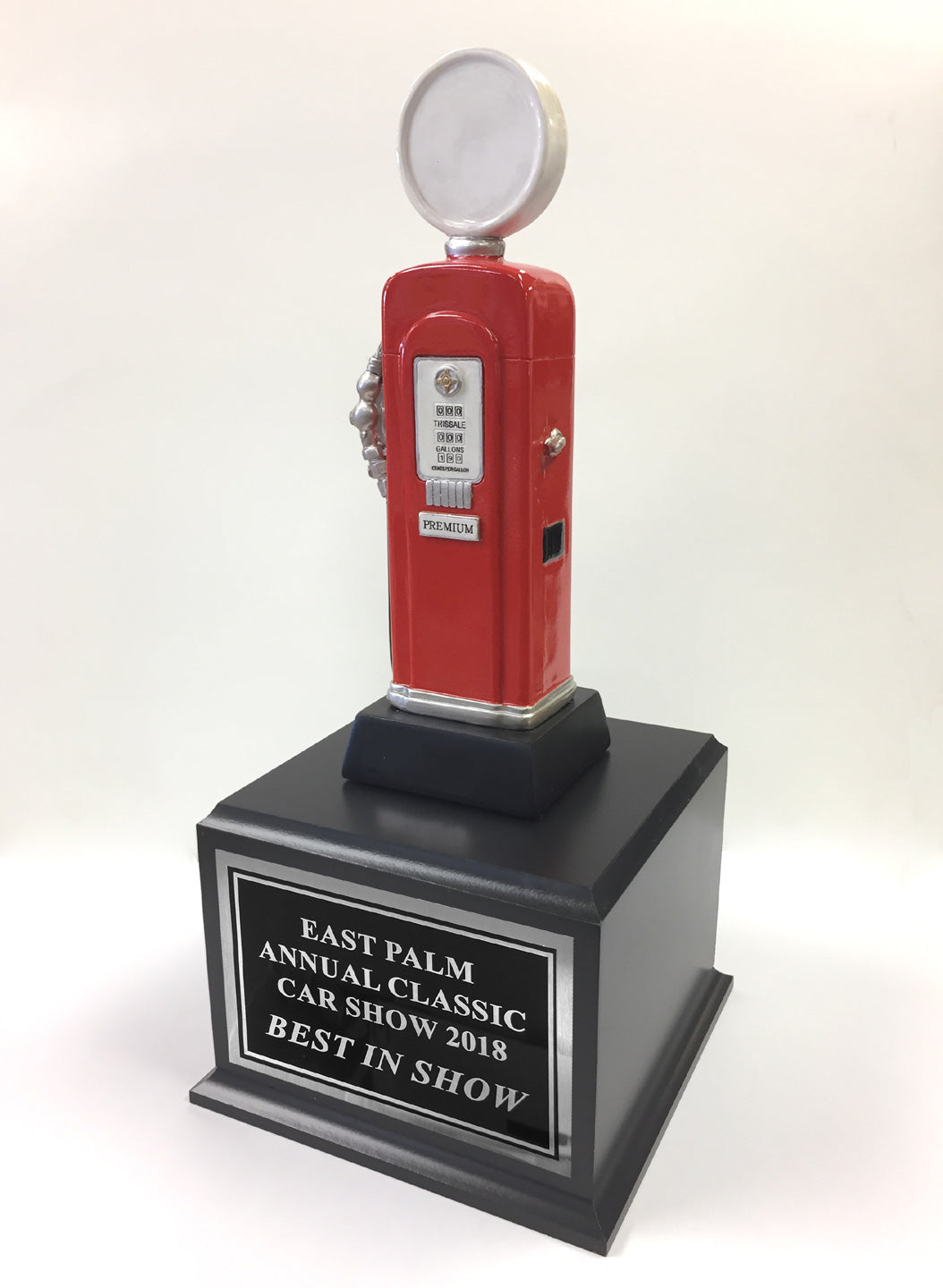 Gas Pump Resin, Red, with Custom insert