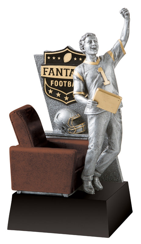 Arm Chair Fist Pump Fantasy Football Trophy