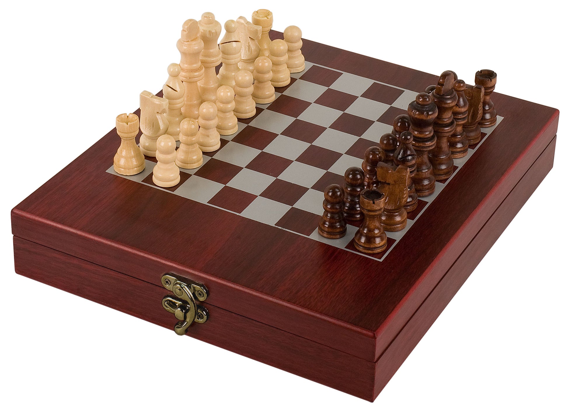 Rosewood Finish Chess Set