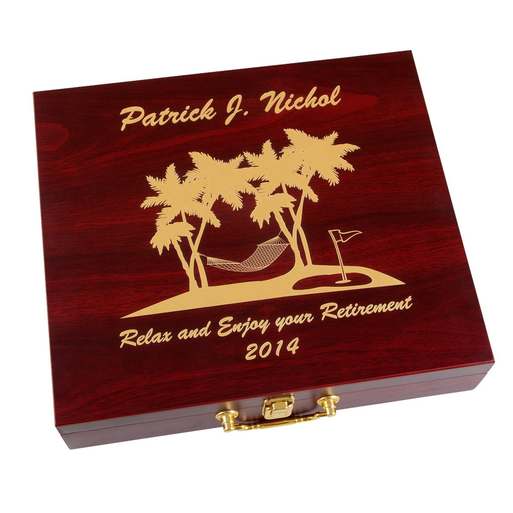 Rosewood Finish Executive Golf Set