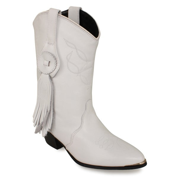 Sahara Bridal Boots, White