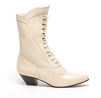 Steeple Bridal Boots, Ivory