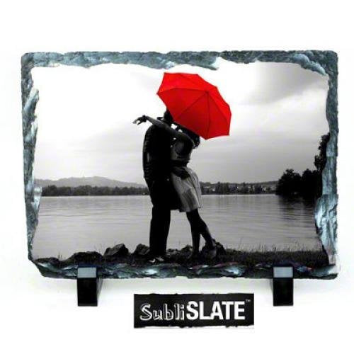 Glossy Finish Rectangle Photo Stone