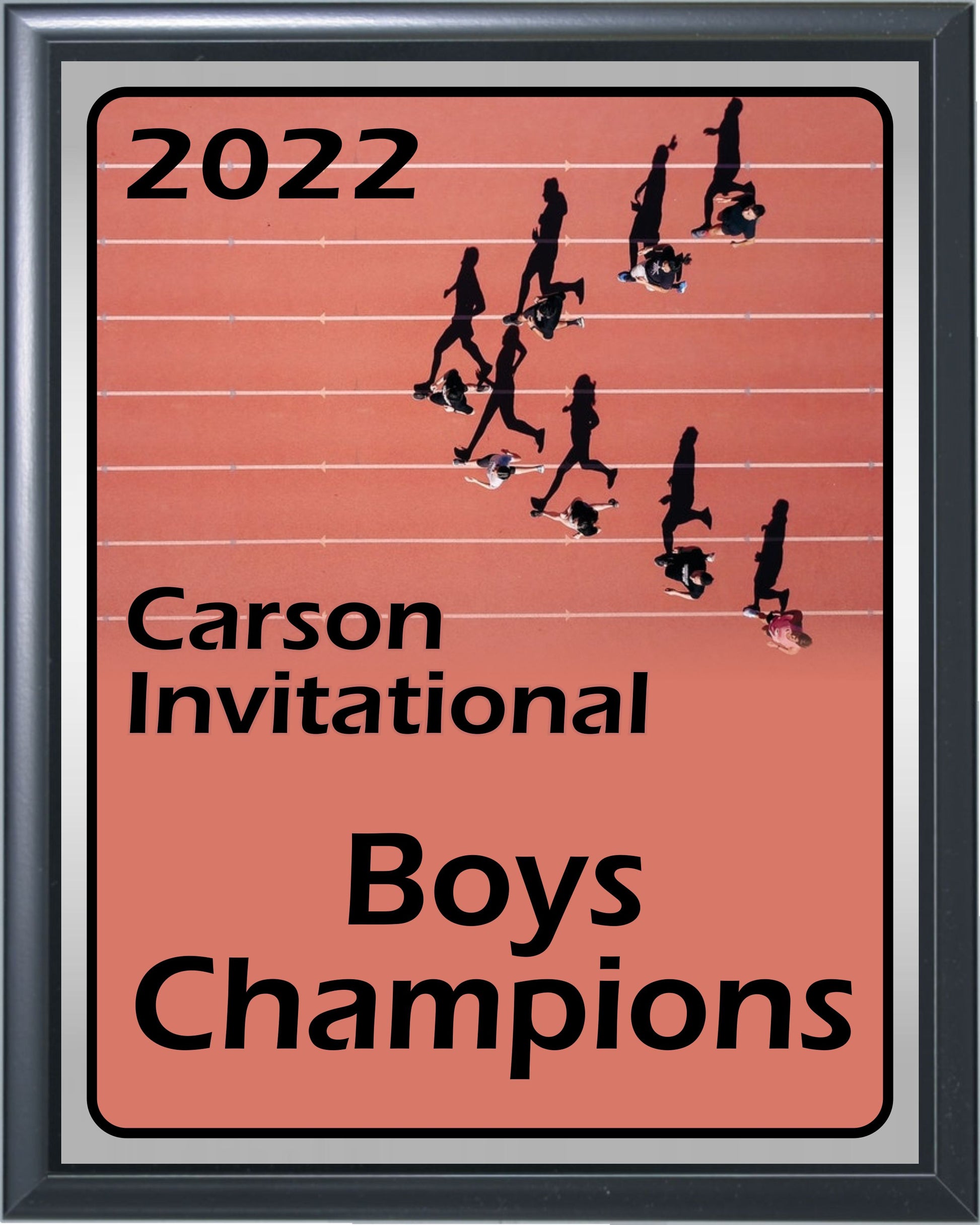 Runners in Lanes Plaque