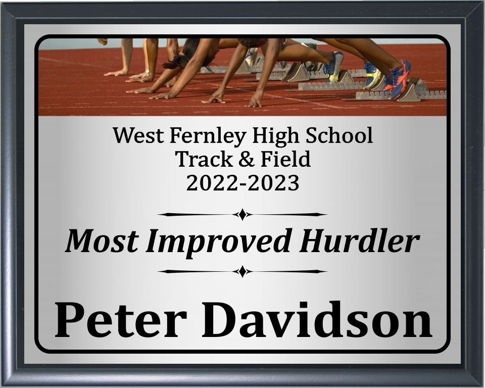 Ready To Run Track Plaque