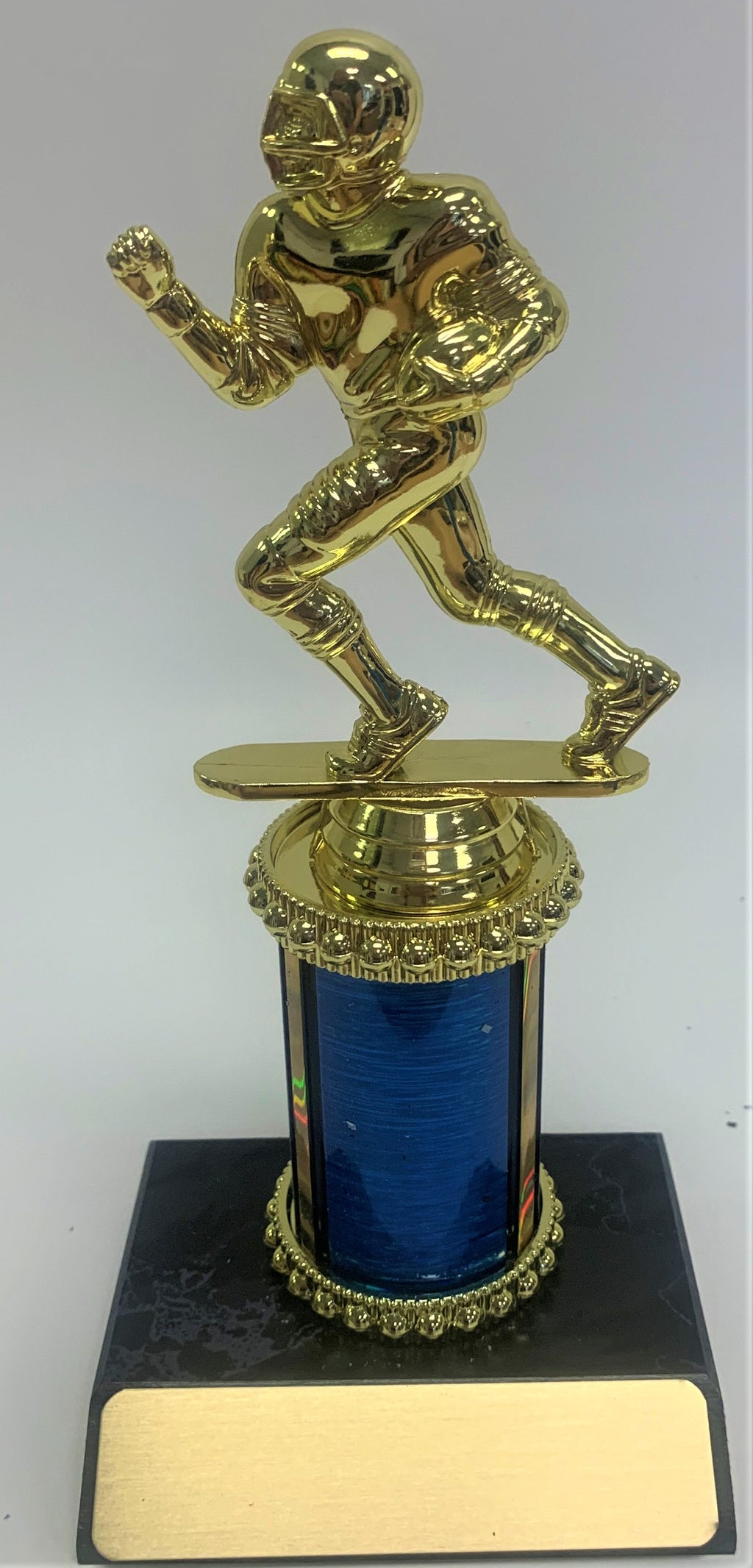 Trophy with Wide Wood Base and 3” of Column