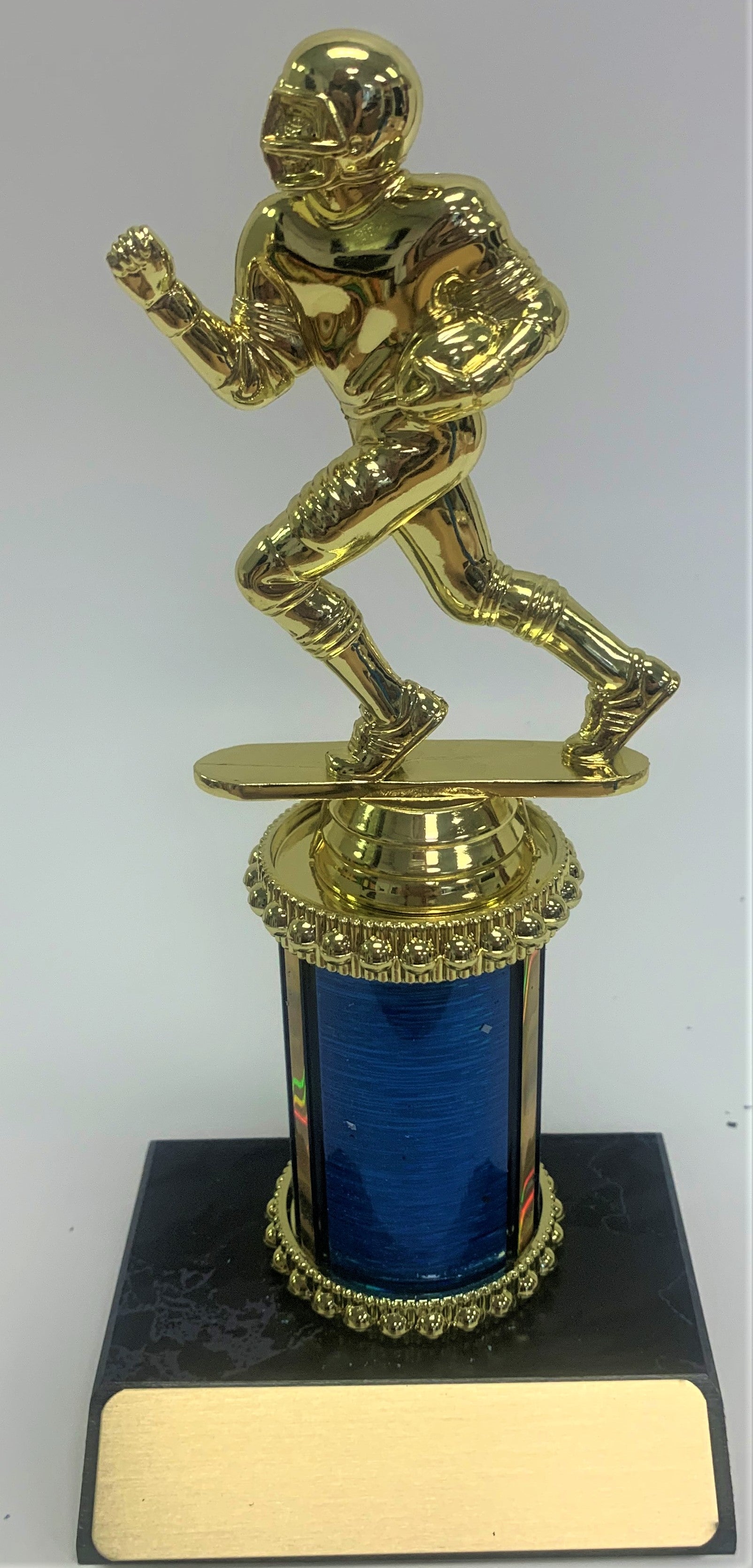 Trophy with Wide Wood Base and 3” of Column