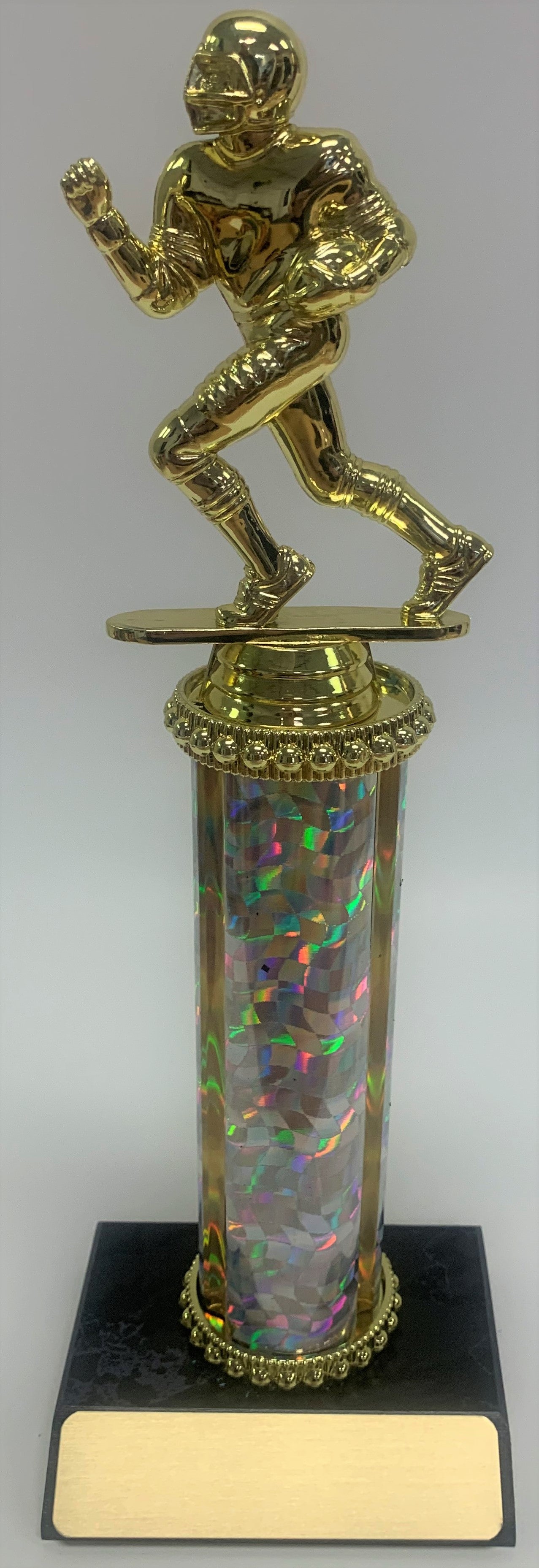 Trophy with Wide Wood Base and 6” of Column