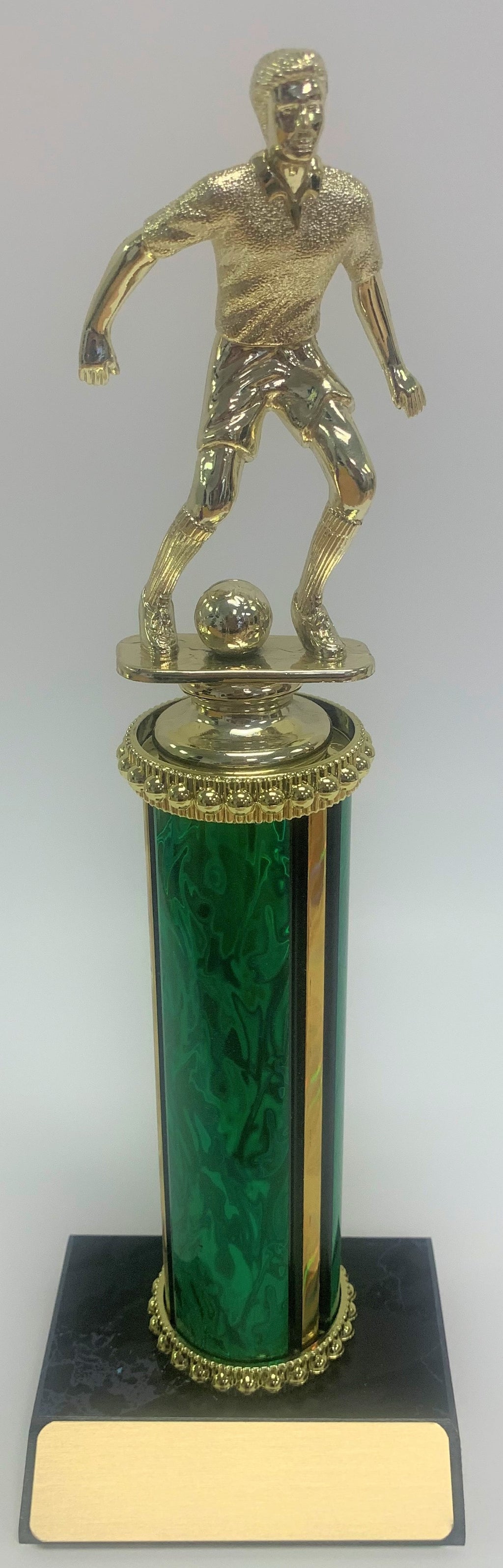 Trophy with Wide Wood Base and 6” of Column