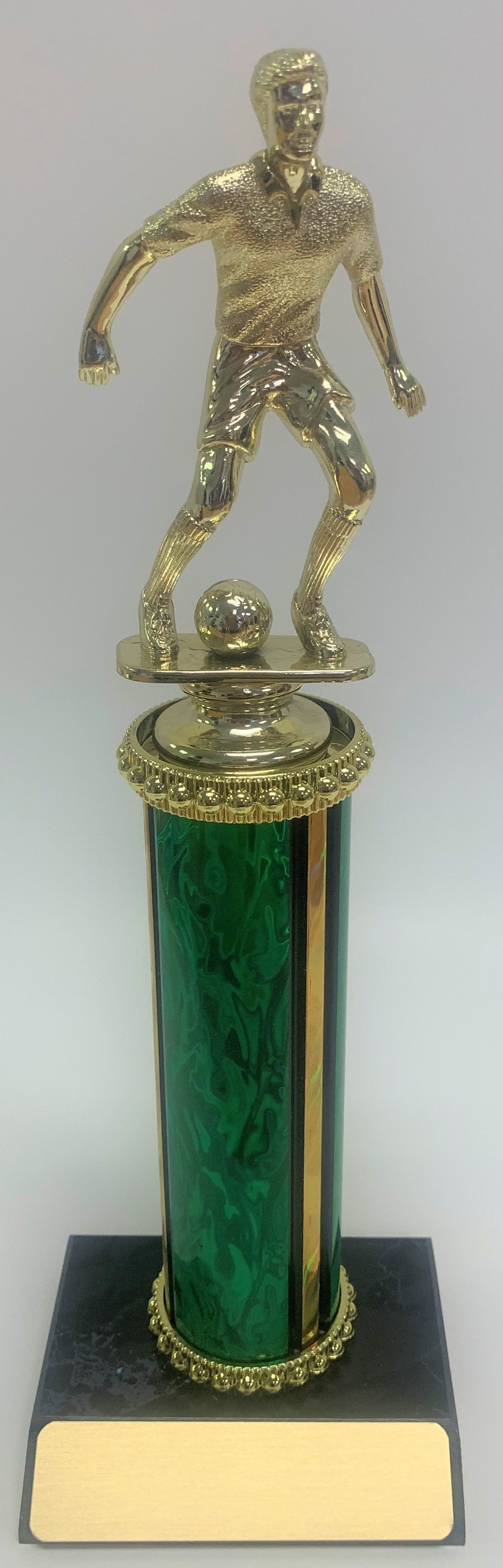 Trophy with Wide Wood Base and 6” of Column