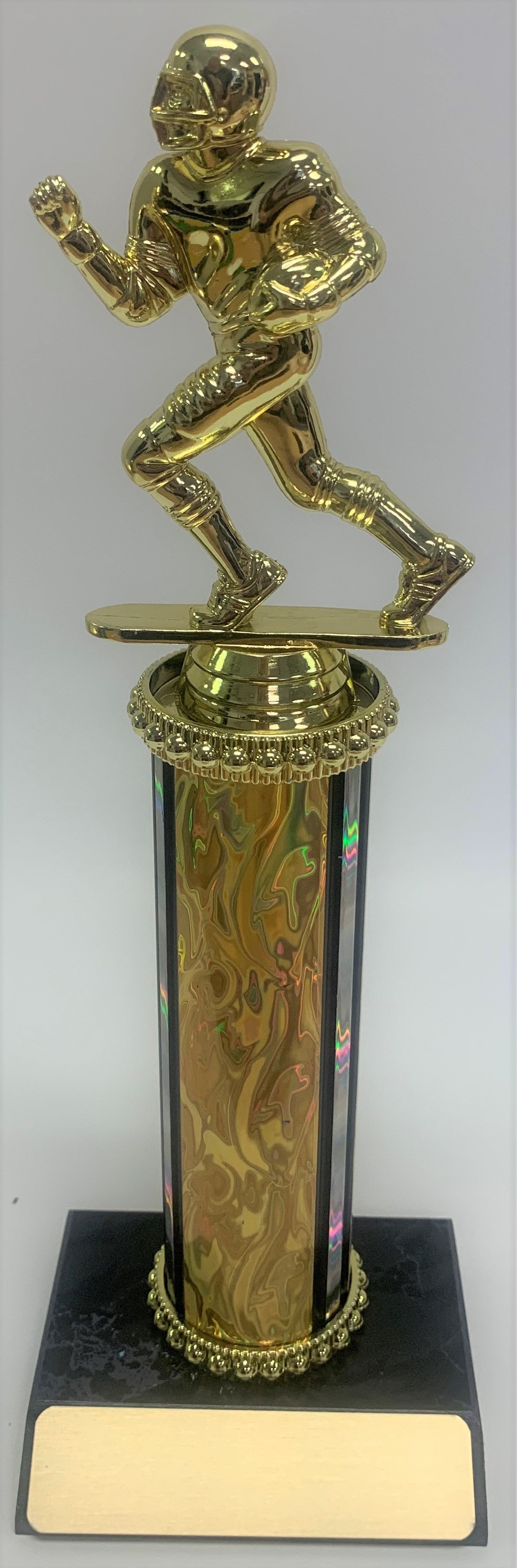 Trophy with Wide Wood Base and 6” of Column