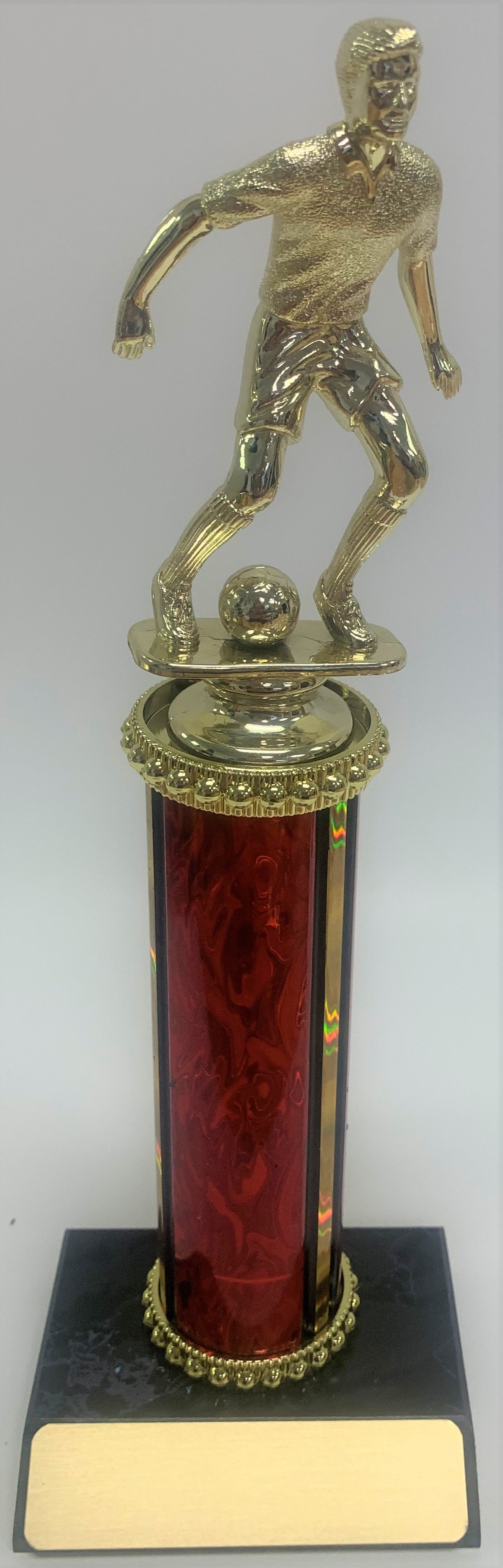 Trophy with Wide Wood Base and 6” of Column