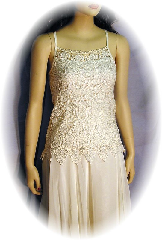 Long Lace Tank Top