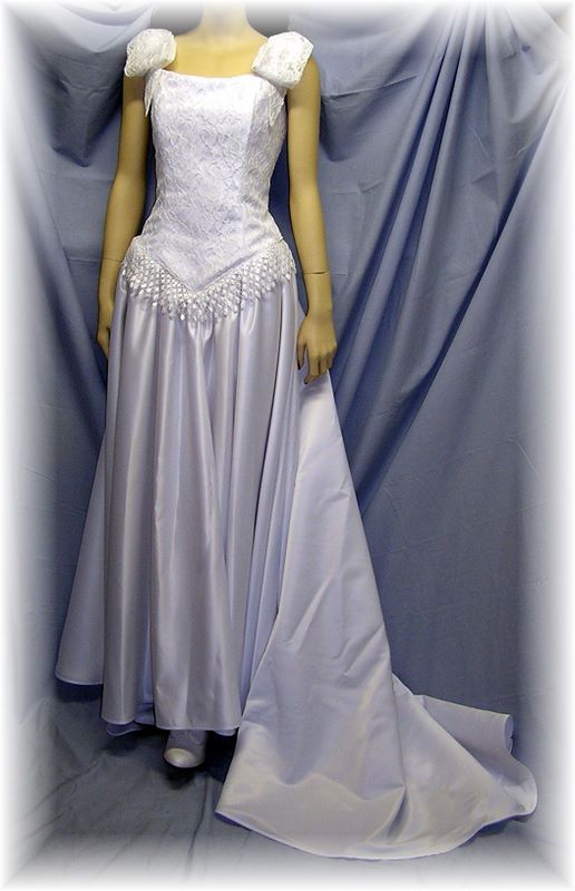 Simple Graces "Virginia" Western Wedding Gown, White, Size 8