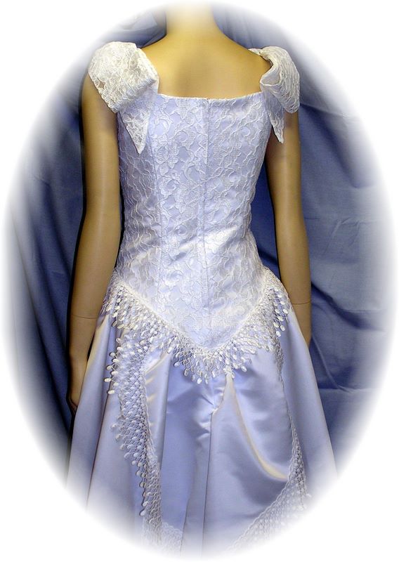 Simple Graces "Virginia" Western Wedding Gown, White, Size 8