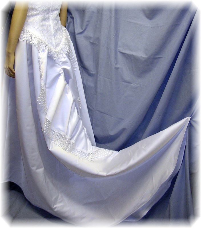Simple Graces "Virginia" Western Wedding Gown, White, Size 8