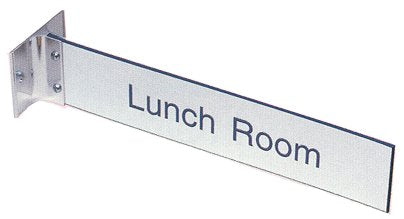 2" x 10" Corridor Sign with Engraved Plastic Insert