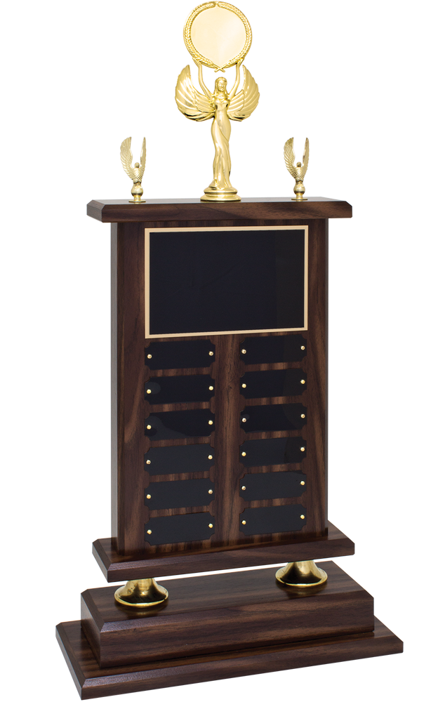 Perpetual Trophy with Engraved Black Plates